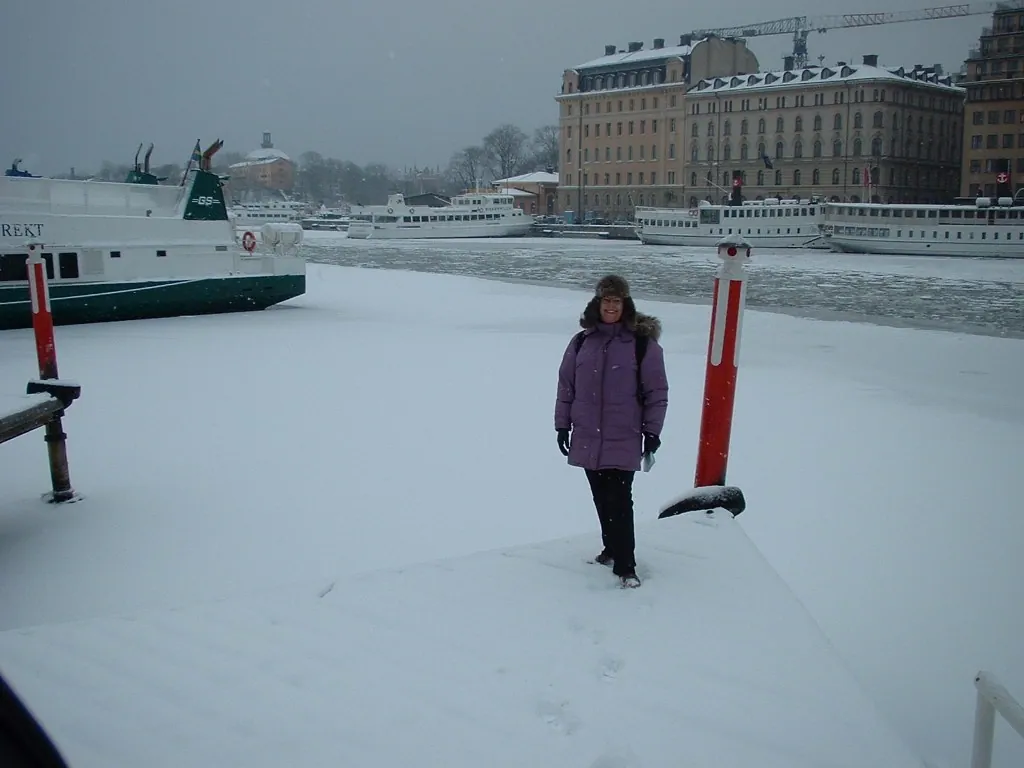 Frozen harbour